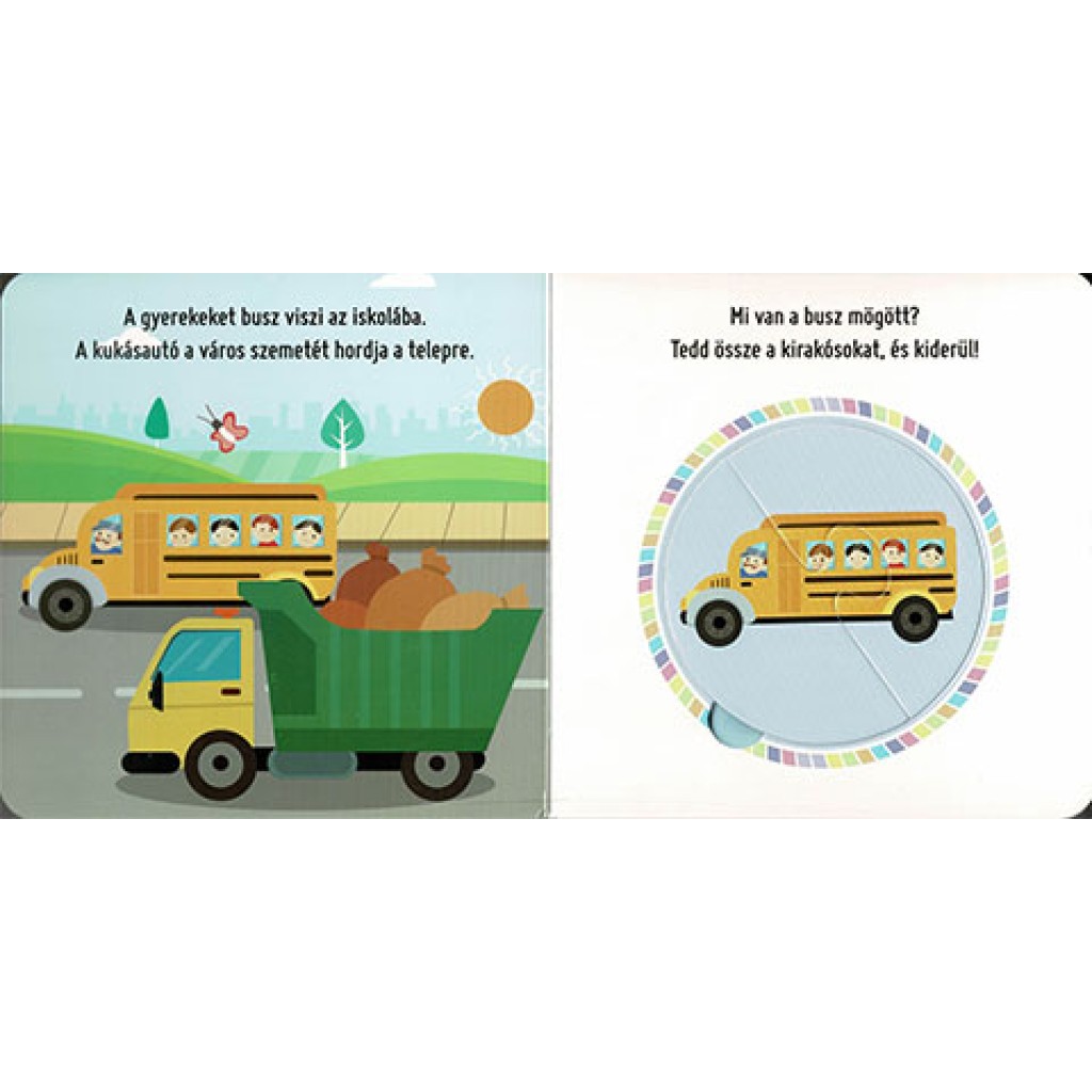 Kirakósok kicsiknek - Járművek babakönyv kép 2