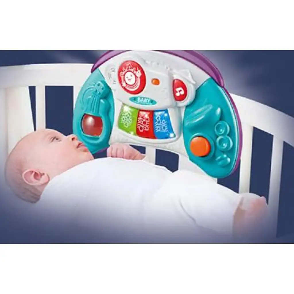 Kiságyra akasztható bébi zongora kép 2