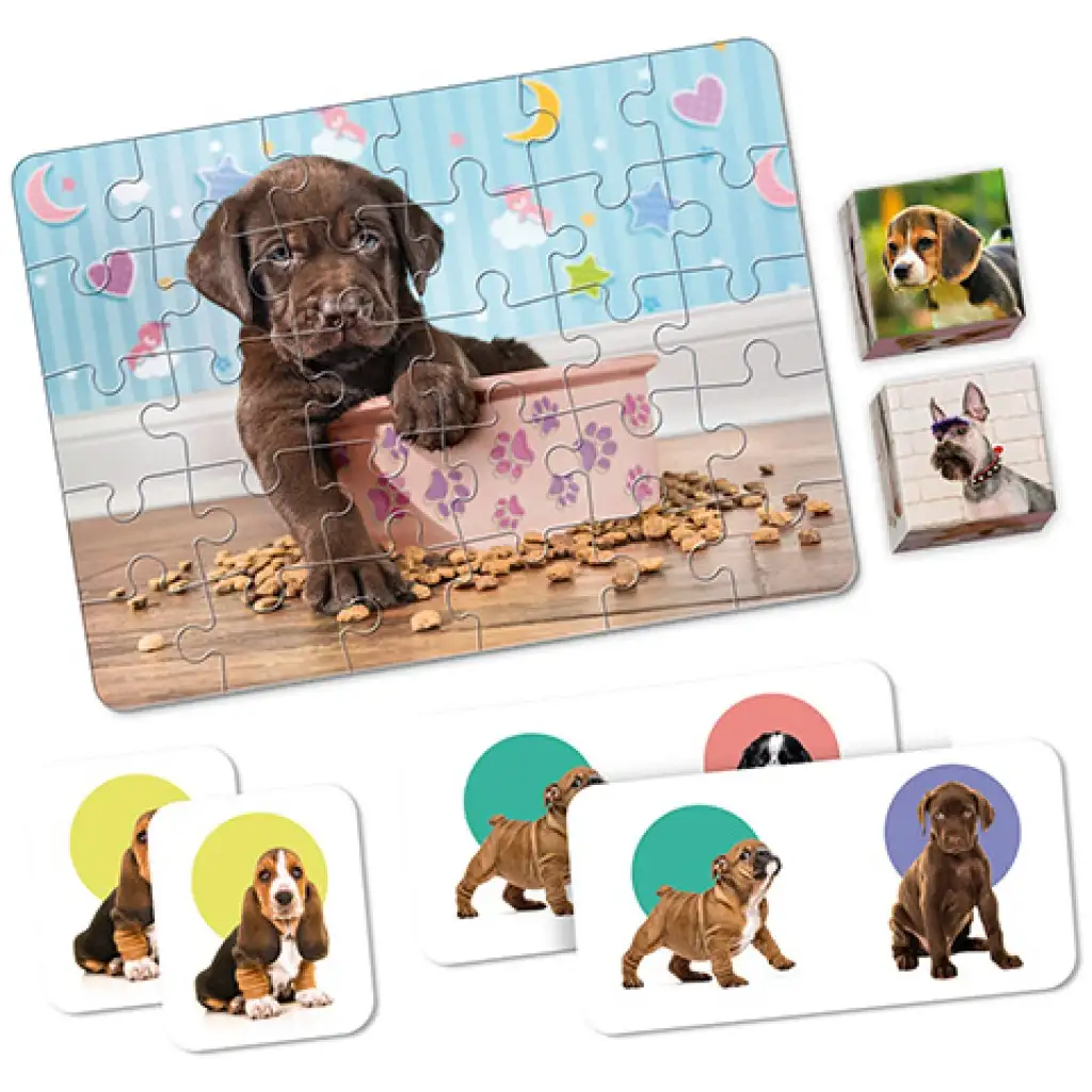 Kölyök kutyusok 4 az 1-ben játékszett - Clementoni kép 2