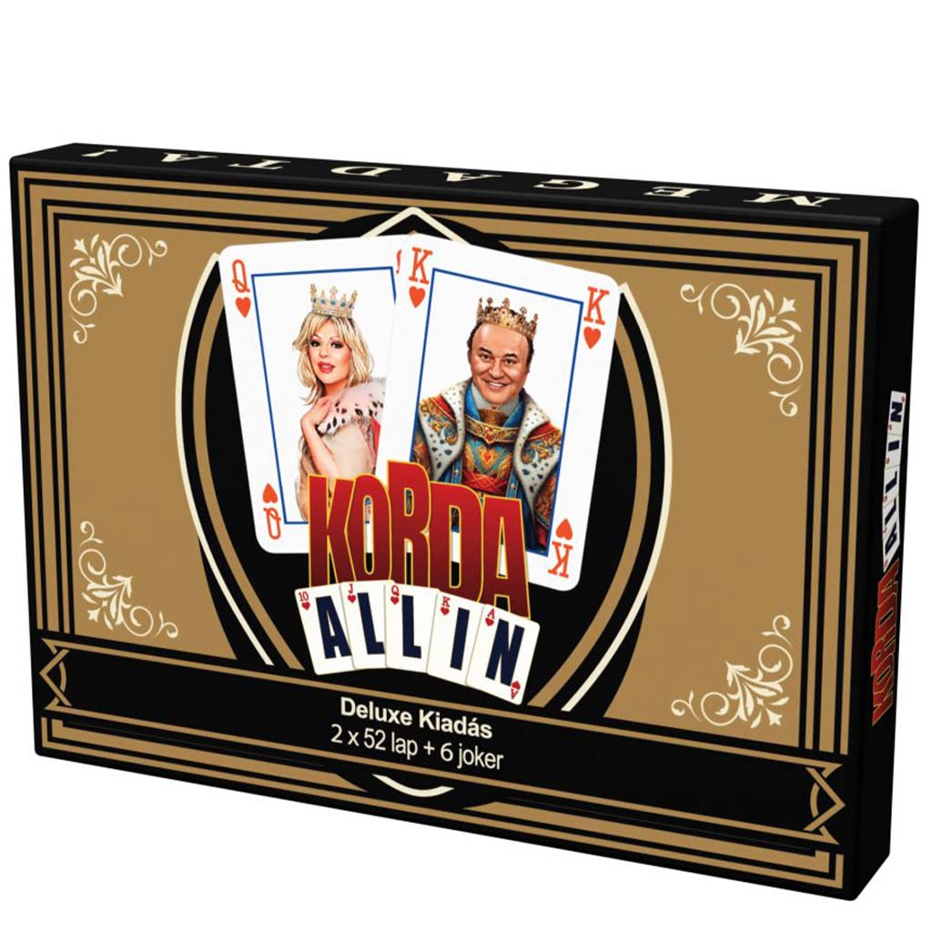 Korda All-In Deluxe francia dupla kártyapakli (2x52 lap + 6 Joker) kép 1