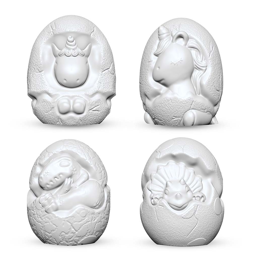 Dinós vagy unikornisos kreatív festő szett kép 2