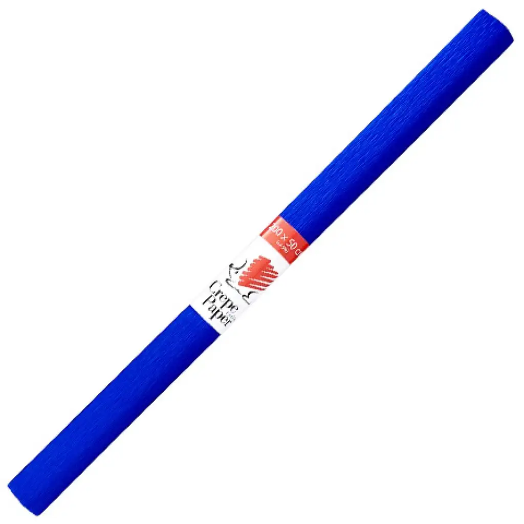 ICO: Süni krepp papír kék színben 200x50cm