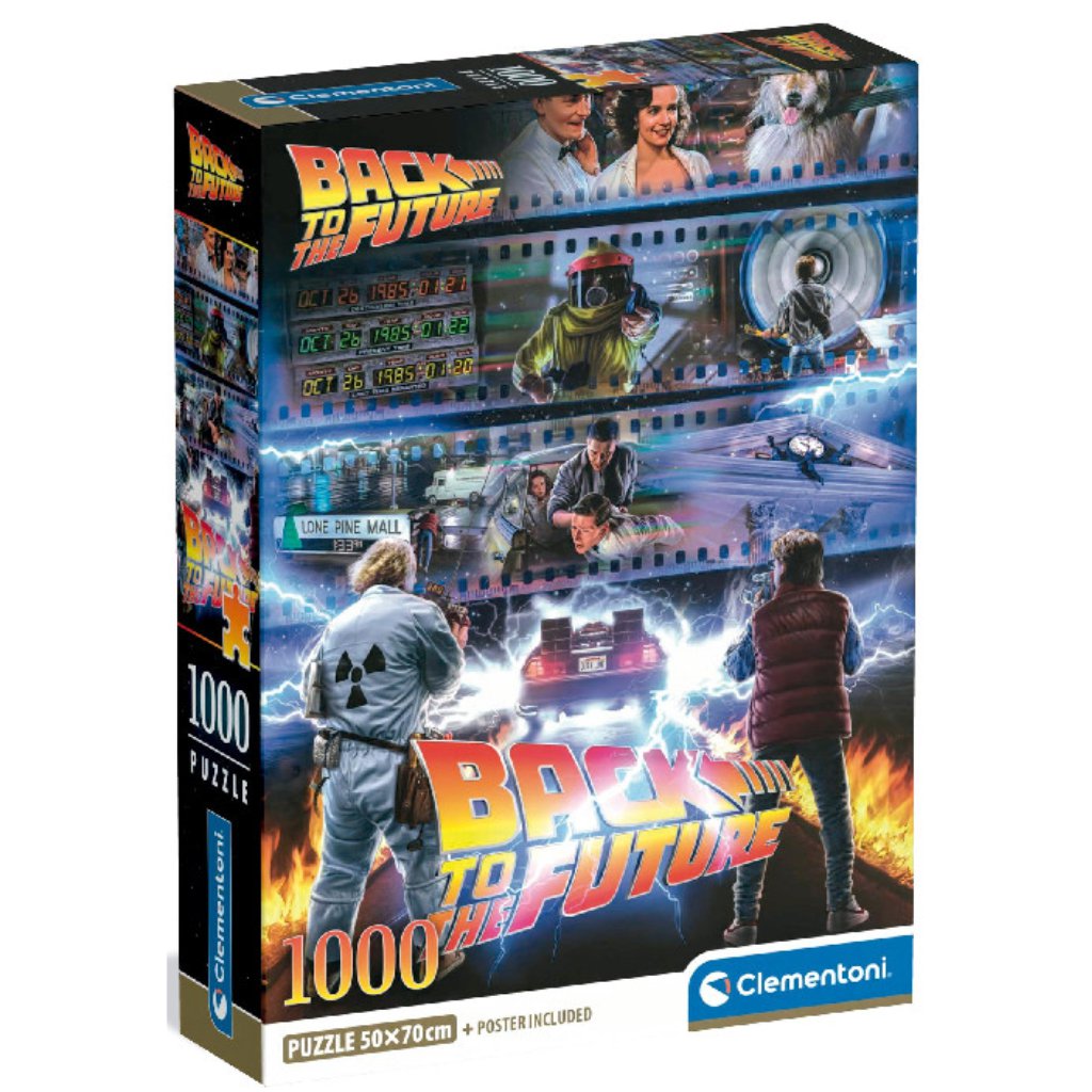 Kultfilmek: Vissza a jövőbe puzzle 1000 db-os - Clementoni