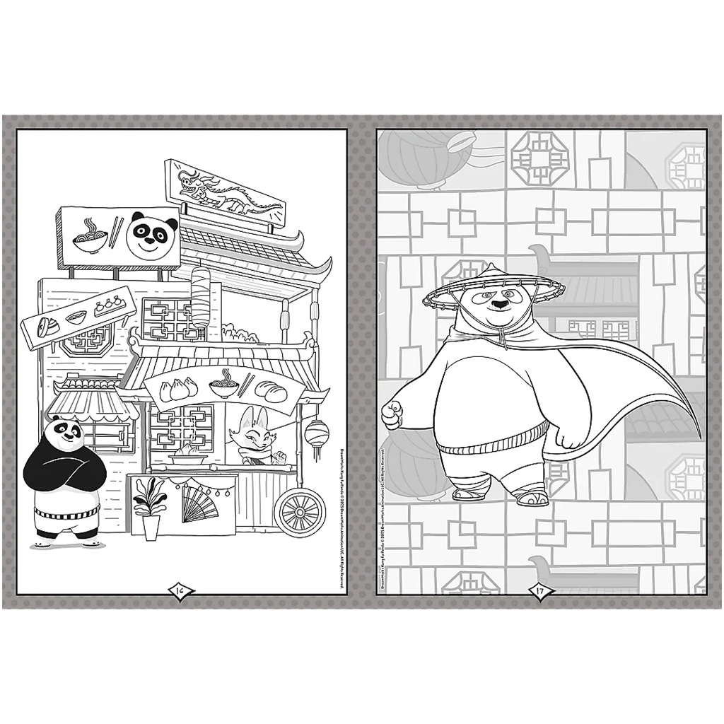 Kung Fu Panda kifestőkönyv - Trefl kép 3