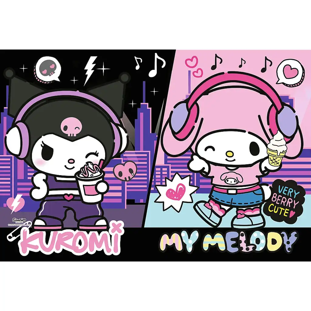 Kuromi és My Melody városi ritmus 160db-os puzzle - Trefl kép 2