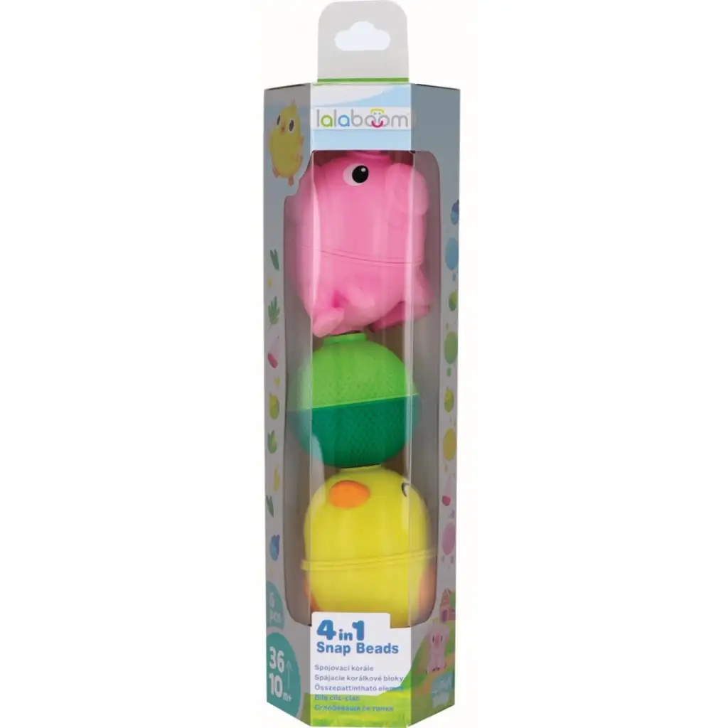 LALABOOM: 6db-os bébi Montessori fejlesztőjáték - Trefl kép 2