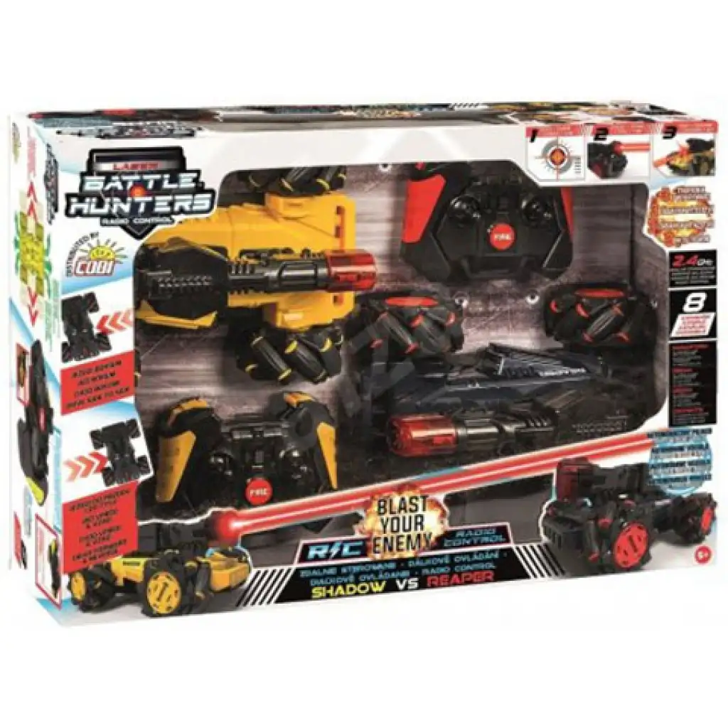 Laser Battle Hunters távirányítós tankcsata