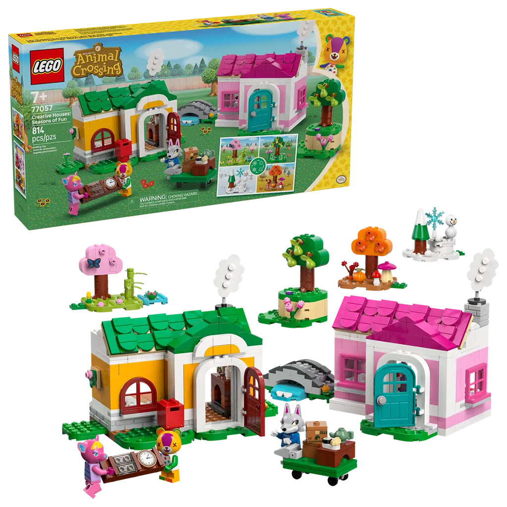 LEGO® Animal Crossing™: Kreatív házak: vidám évszakok (77057) kép 1