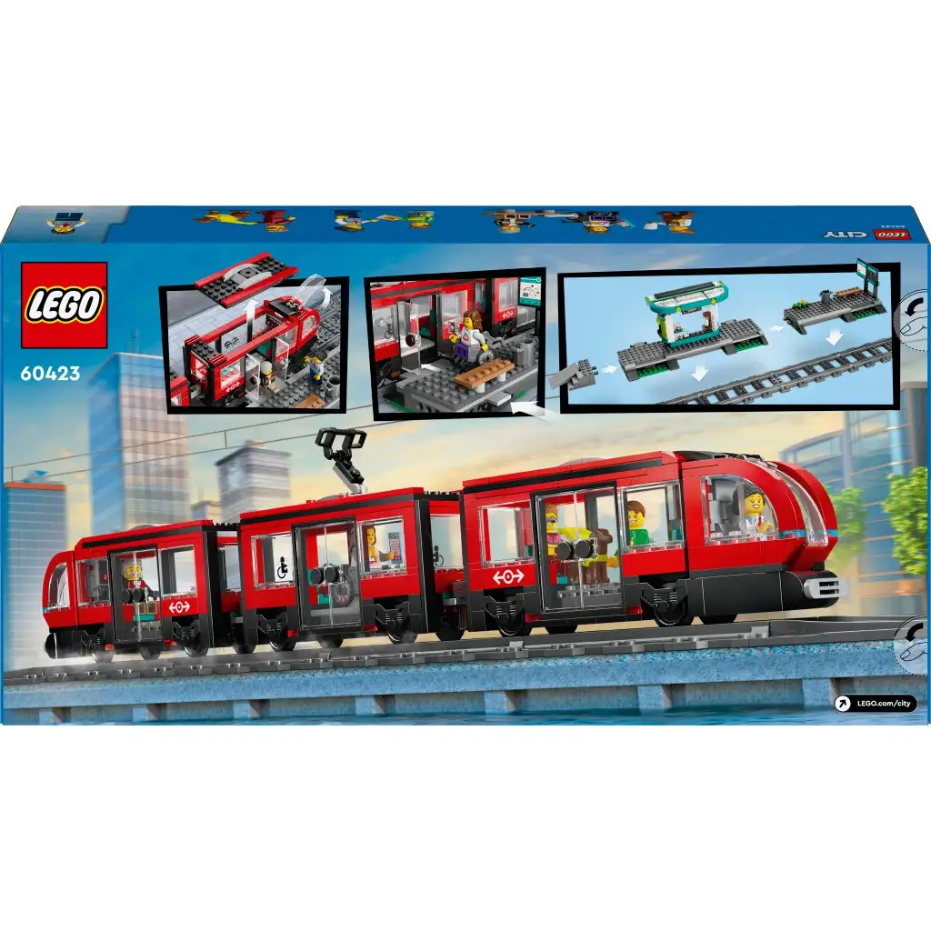 LEGO® City: Belvárosi villamos és megálló (60423) kép 8
