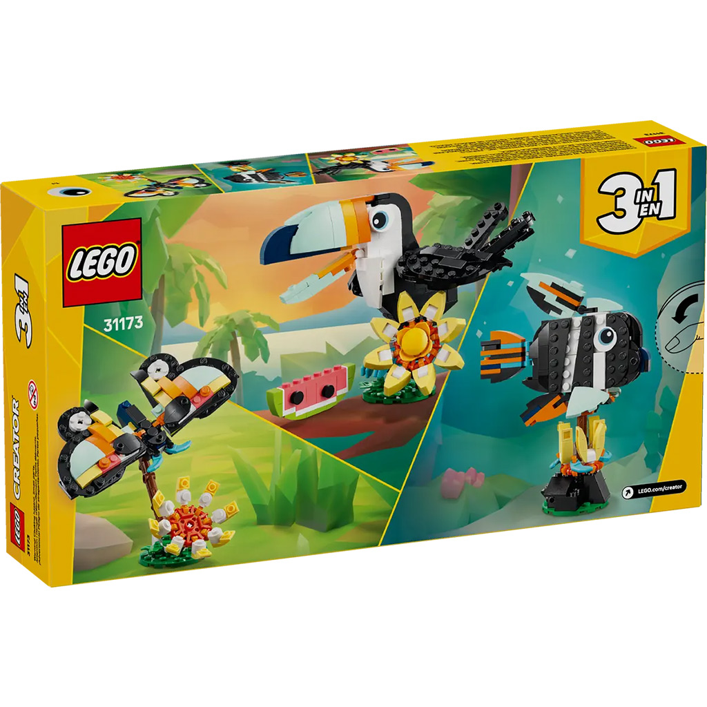 LEGO® Creator: Vadállatok: Trópusi tukán (31173) kép 8