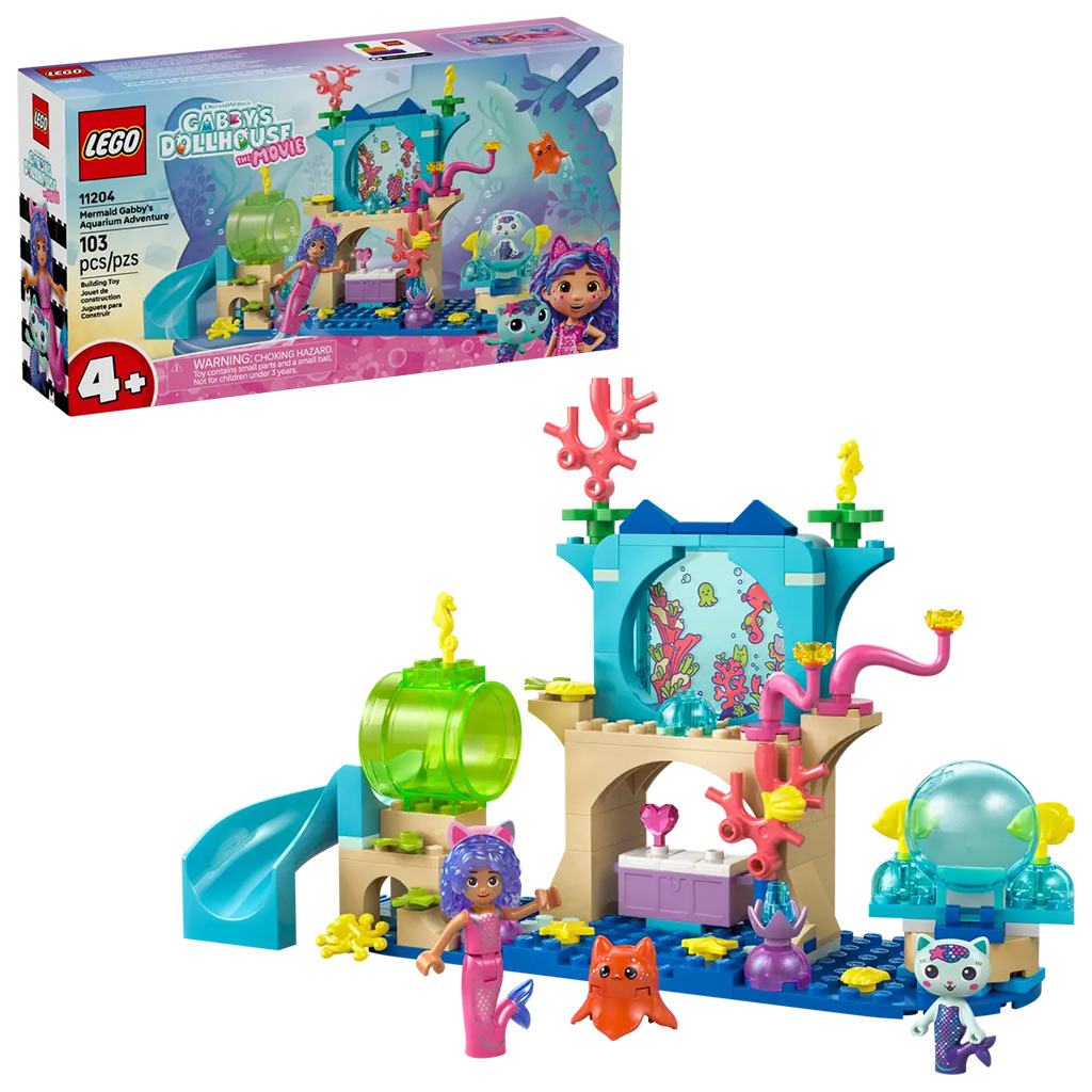 LEGO® Gabi babaháza: Sellő Gabi kalandjai a víz alatti világban (11204) kép 1