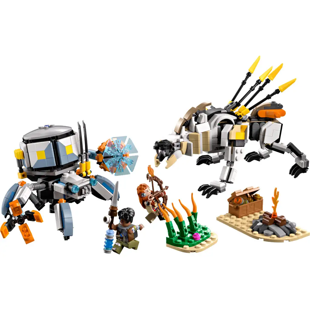 LEGO® Horizon™ Adventures: Aloy és Varl a páncéljáró és a fűrészfog ellen (77037) kép 3