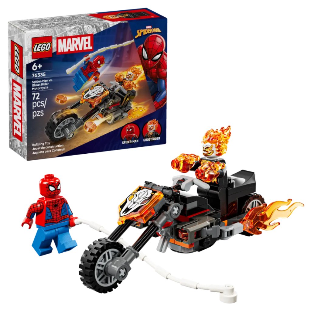 LEGO® Marvel: Pókember a motoros Szellemlovas ellen (76335)