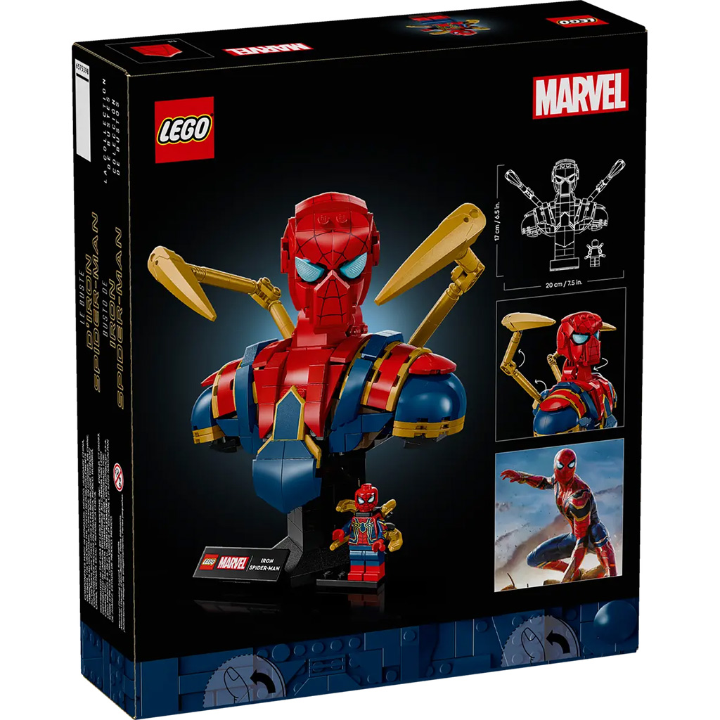 LEGO® Marvel: Vas Pókember mellszobor (76326) kép 5
