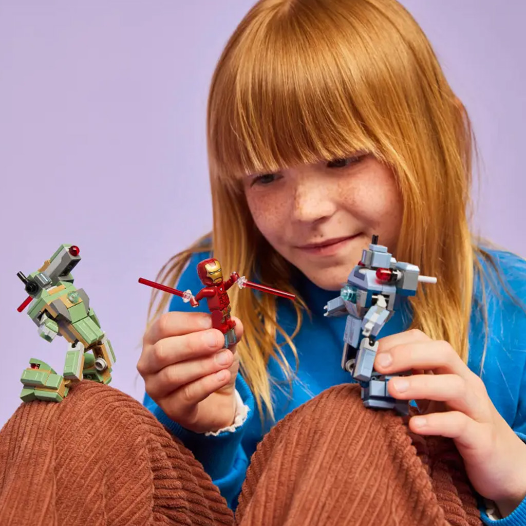 LEGO® Marvel: Vasember és Hadigép vs. Hammer-drónok (76320) kép 5