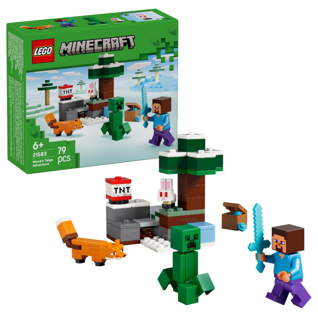 LEGO® Minecraft: Steve tajgai kalandjai (21583)