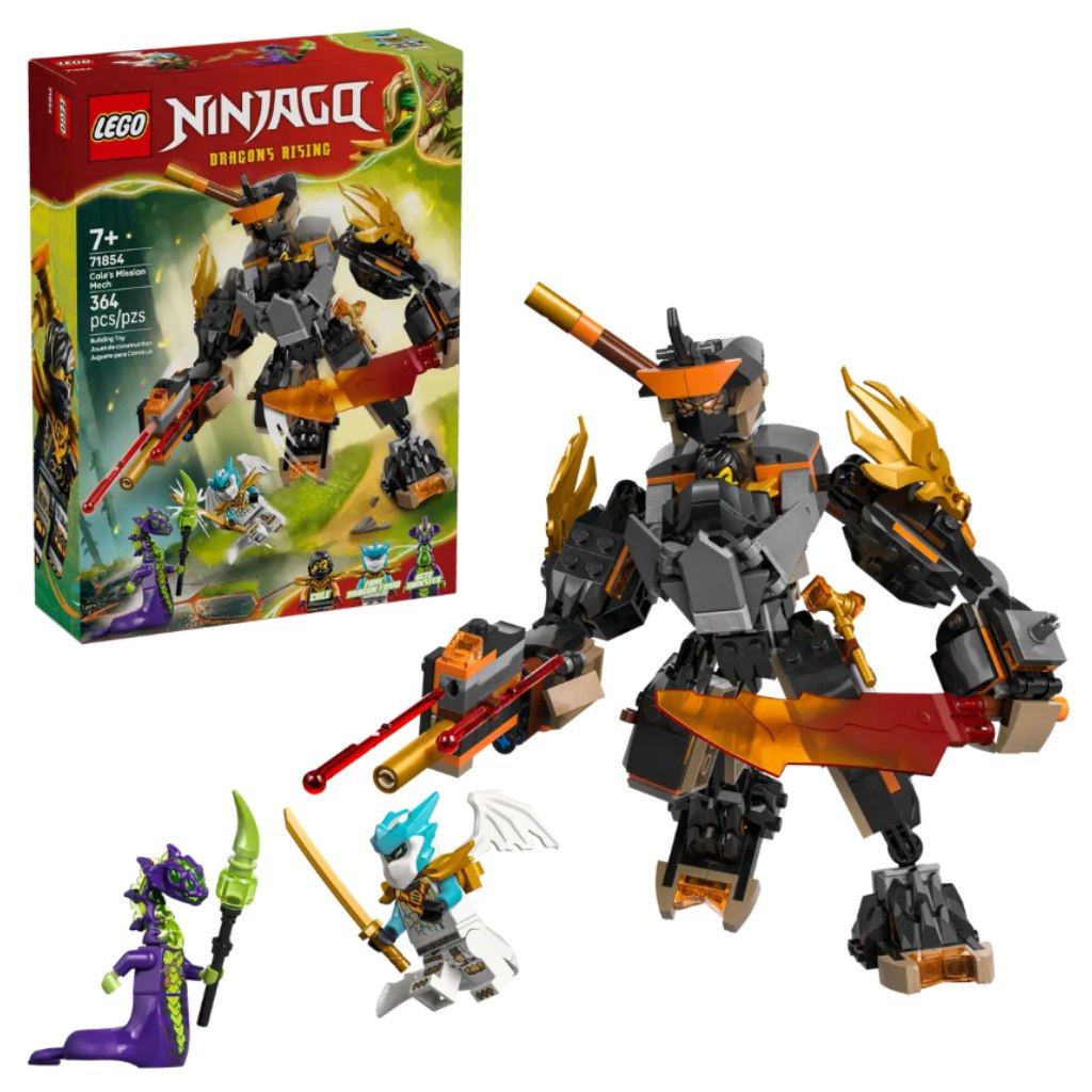 LEGO® Ninjago: Cole akciórobotja és Sárkány Zane (71854)