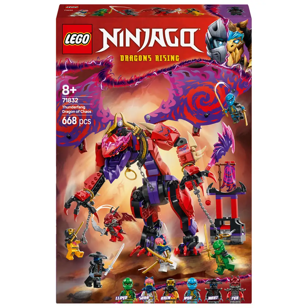 LEGO® Ninjago: Thunderfang, a káosz sárkánya (71832)