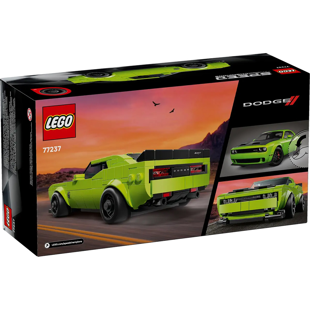 LEGO® Speed Champions: Dodge Challenger SRT Hellcat sportautó (77237) kép 7