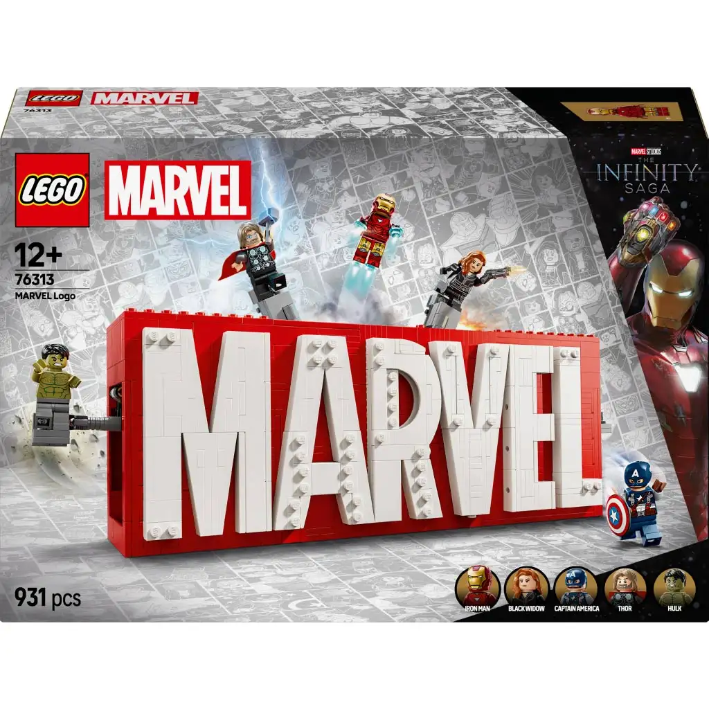 LEGO® Super Heroes: MARVEL logó és minifigurák (76313)