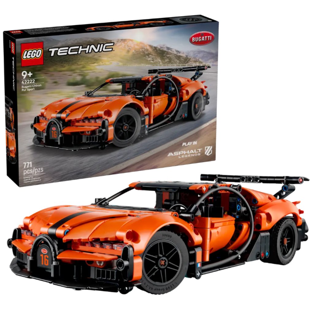 LEGO® Technic: Bugatti Chiron Pur Sport hiperautó (42222)