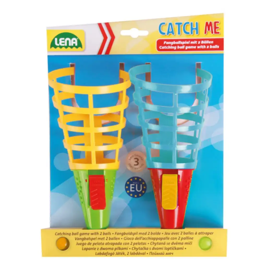 LENA: Dupla tölcséres ügyességi labdajáték