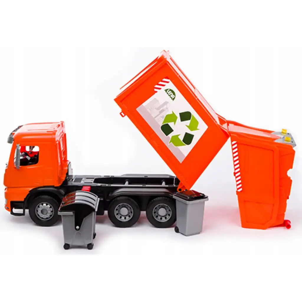 LENA: Mercedes Worxx Arocs szelektív hulladékszállító kukásautó 54cm kép 2