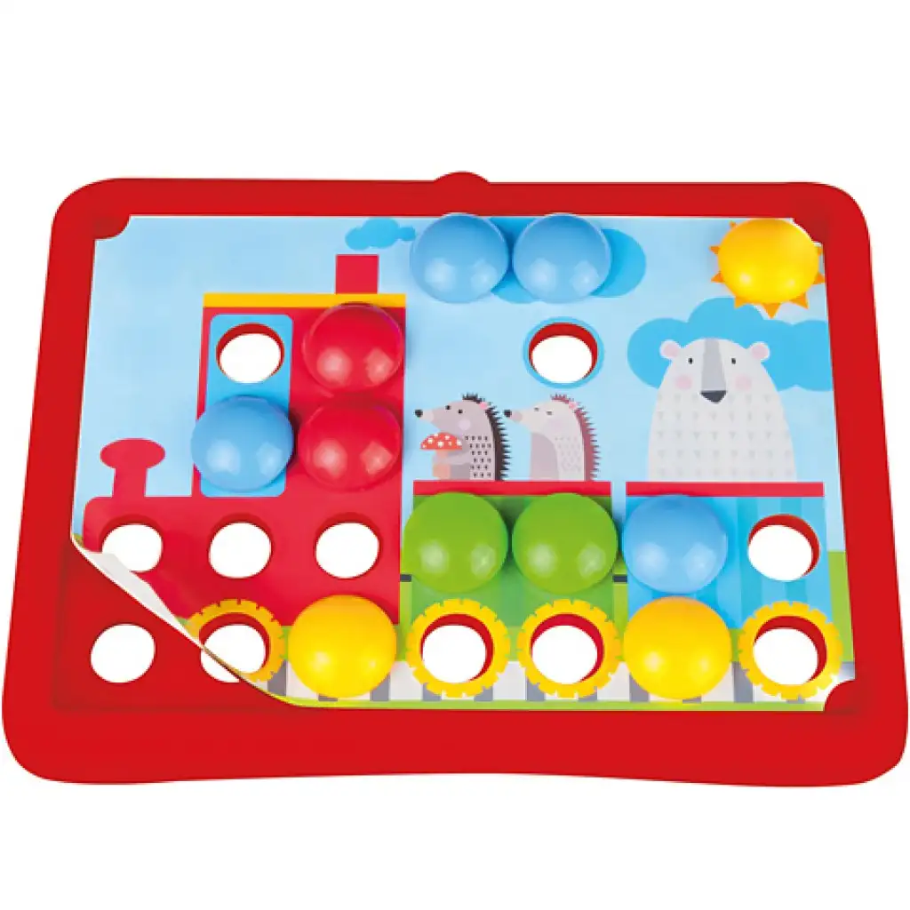 LENA: Mosaik Első pötyim játékszett - Járművek kép 2