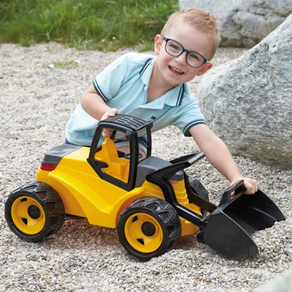 LENA: Óriás földmunkagép sárga/fekete 67cm kép 3