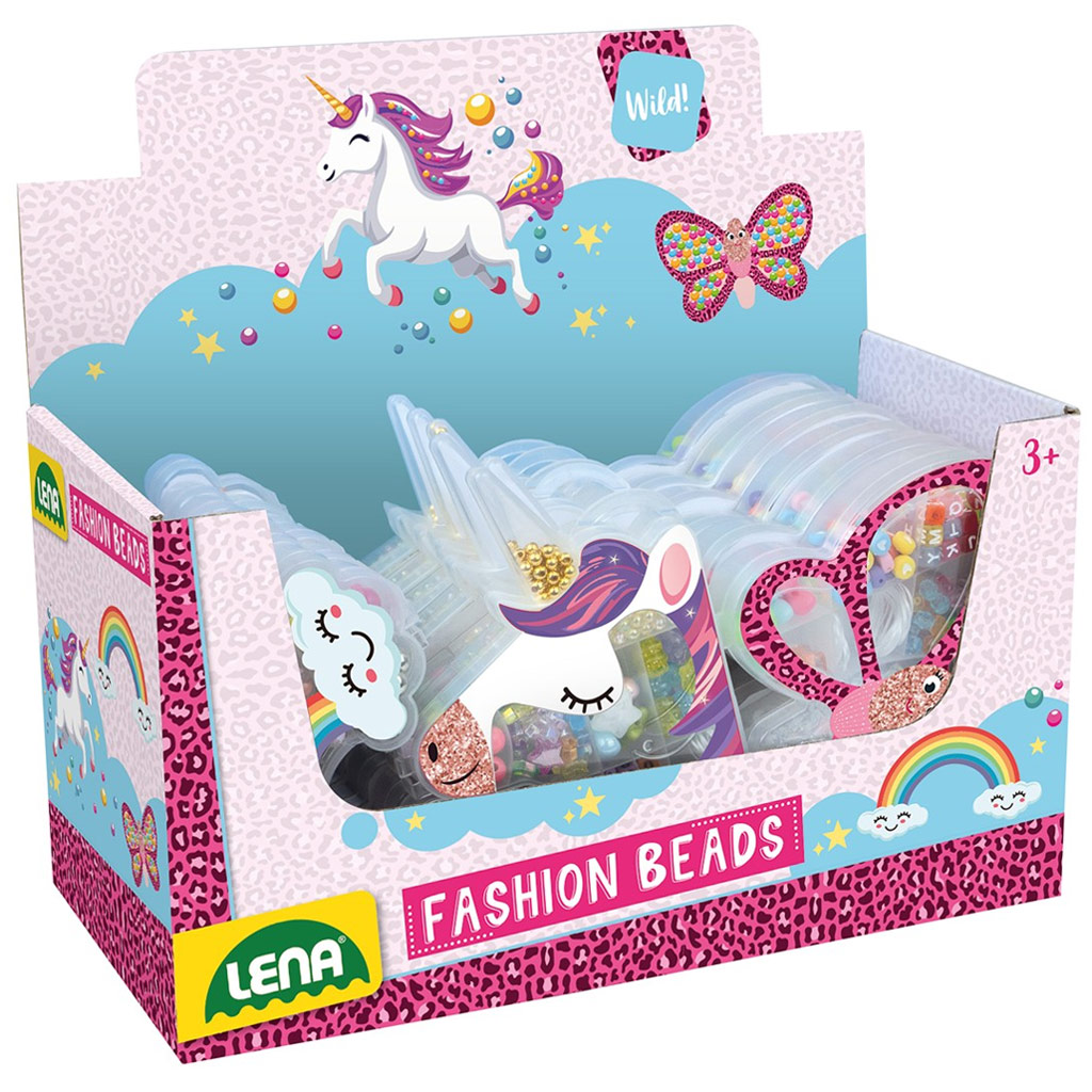 LENA: Színes fűzhető gyöngyök többféle változatban 1db kép 1