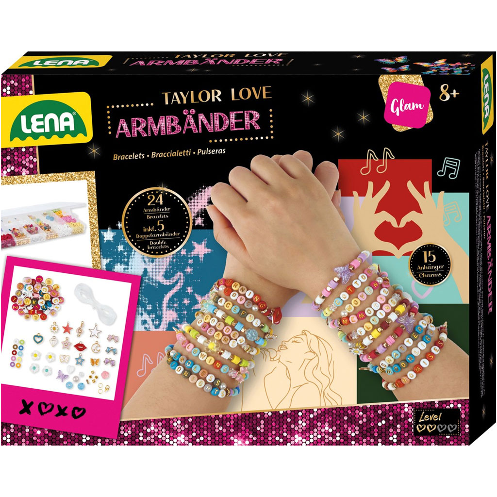 LENA: Taylor Love barátság karkötő készítő nagy szett kép 1