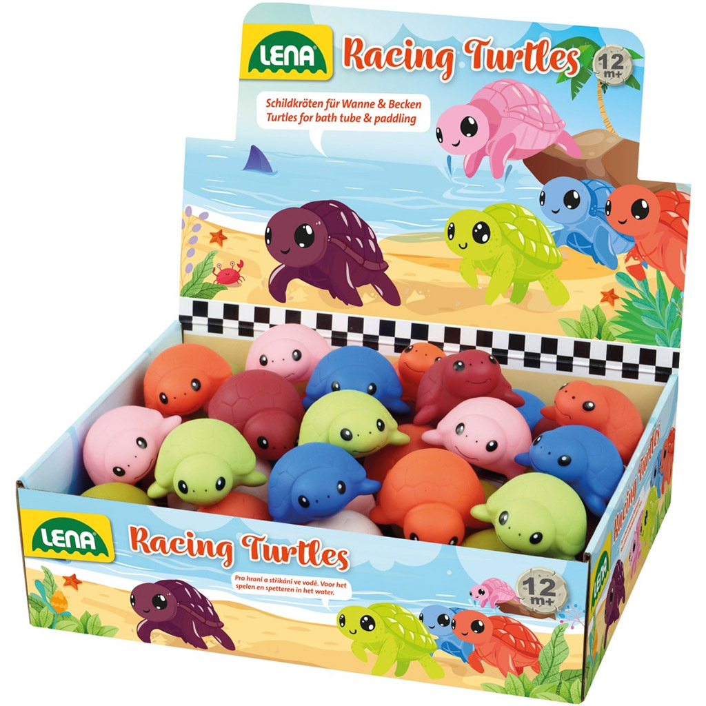 LENA: Versenyző teknősök fürdőjáték többféle 1db