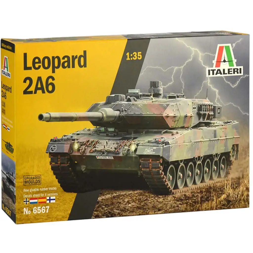 Italeri 1/35 Leopard 2A6 tank makett