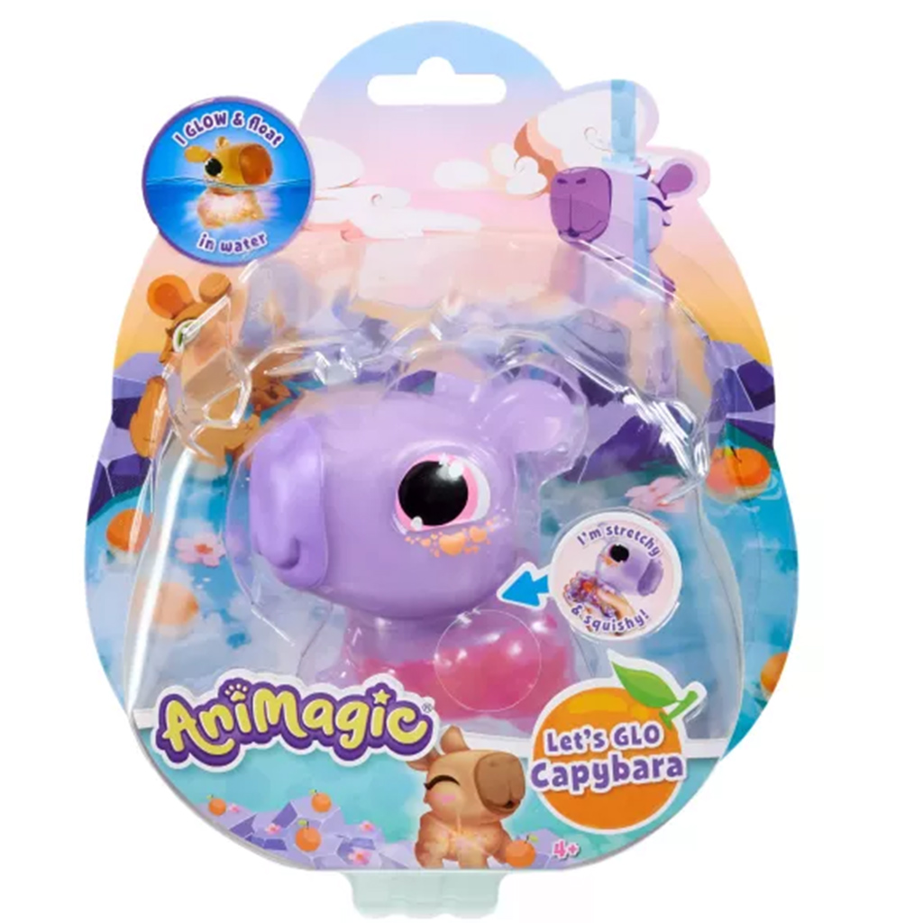 Let's Glo Capybara - világító vízipajtás, többféle változatban 1db kép 2