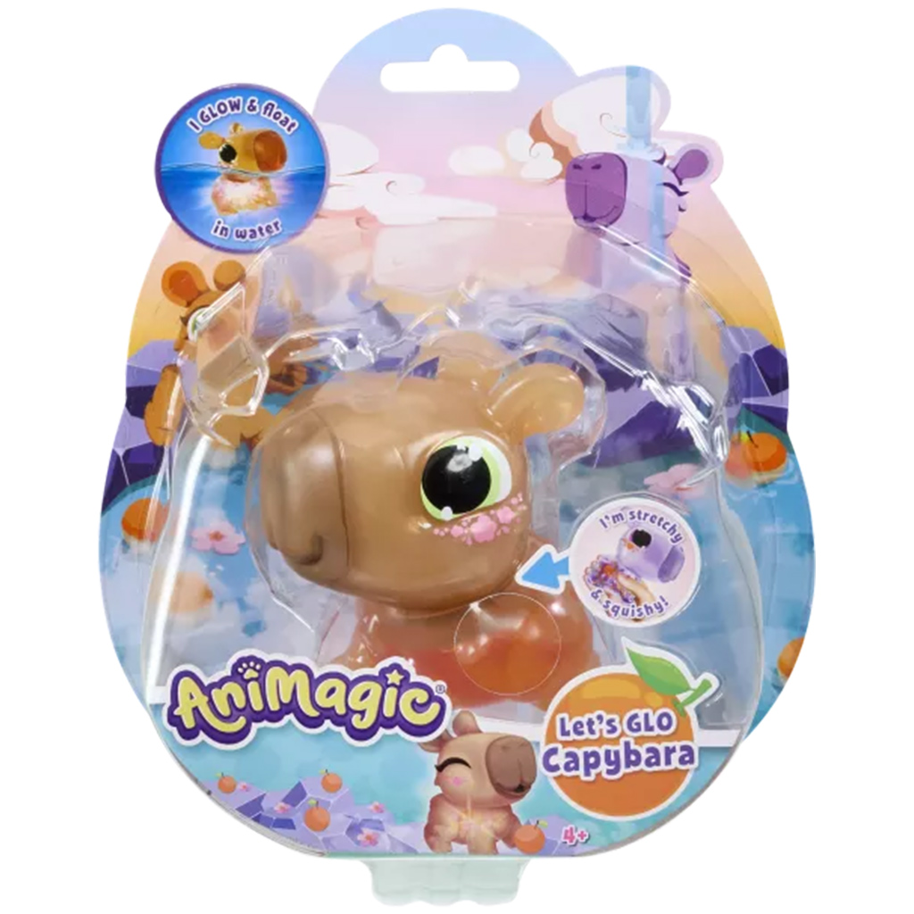 Let's Glo Capybara - világító vízipajtás, többféle változatban 1db