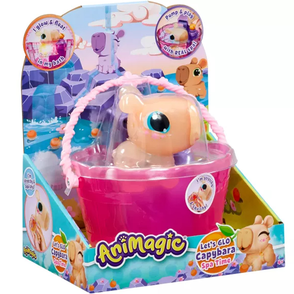 Let's Glo Capybara - Világító vízipajtás szett