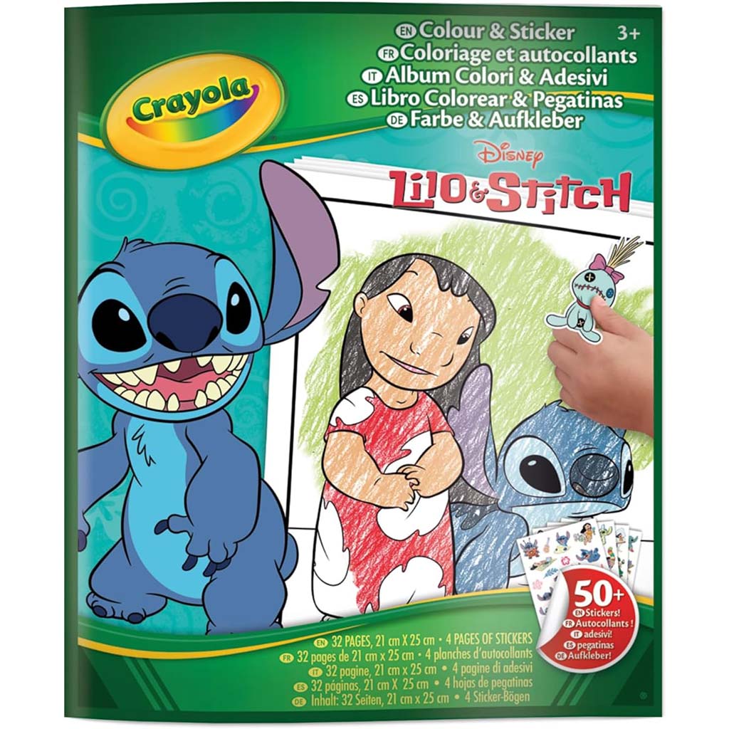 Crayola: Lilo & Stitch színező és matricázó füzet