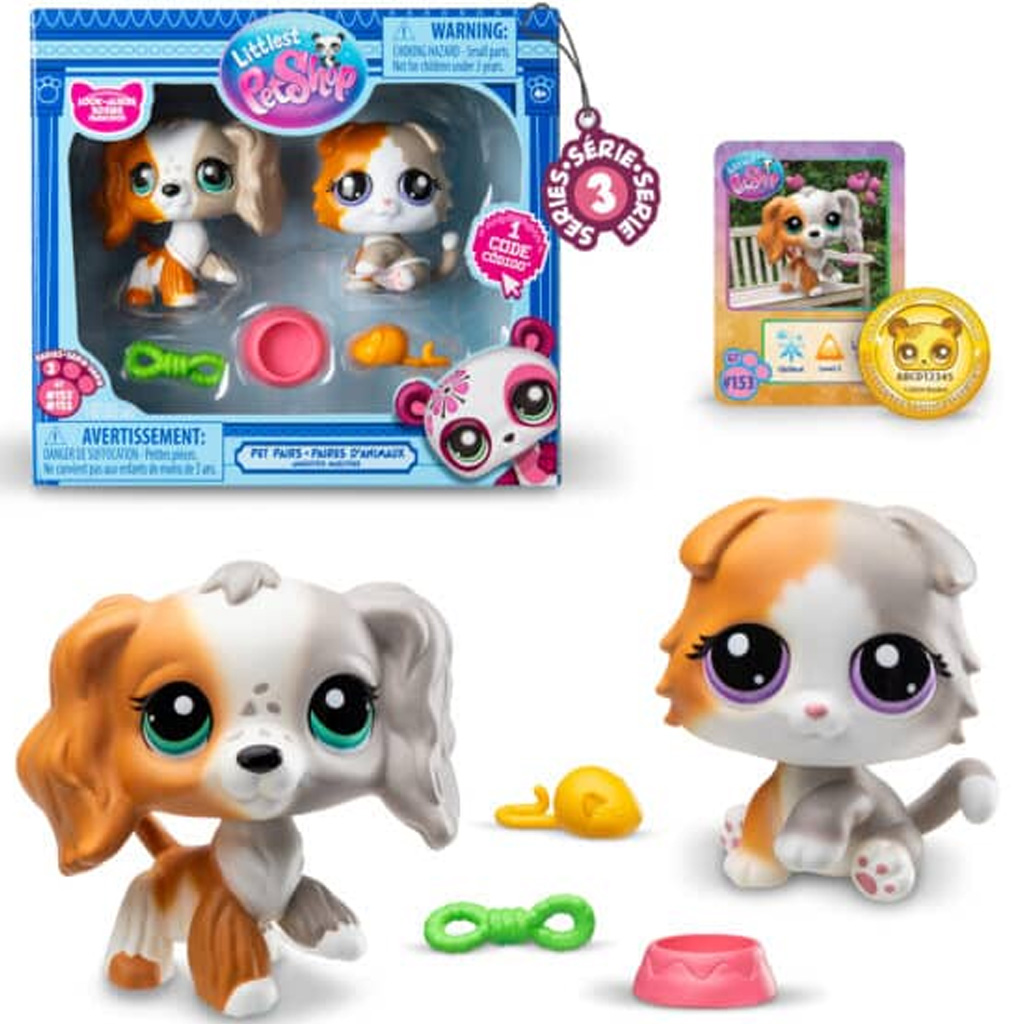 Littlest Pet Shop: Dupla kisállat figura csomag S3 többféle változatban 1db kép 4