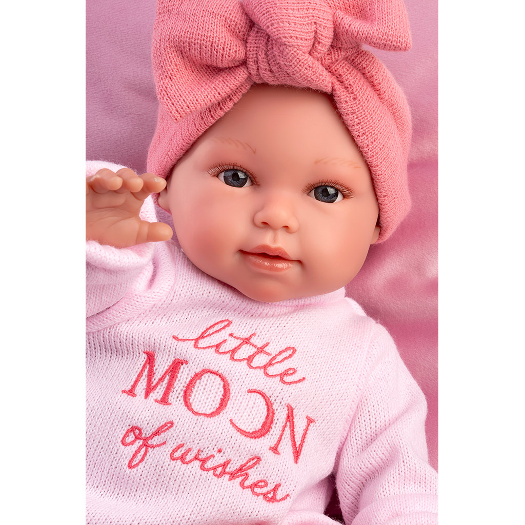 Llorens: Olivia 38cm-es síró baba párnával kép 4