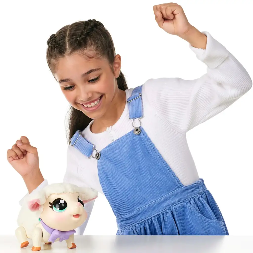 Little Live Pets: Snowie Barika, az interaktív bárány hanggal és mozgó funkcióval kép 4