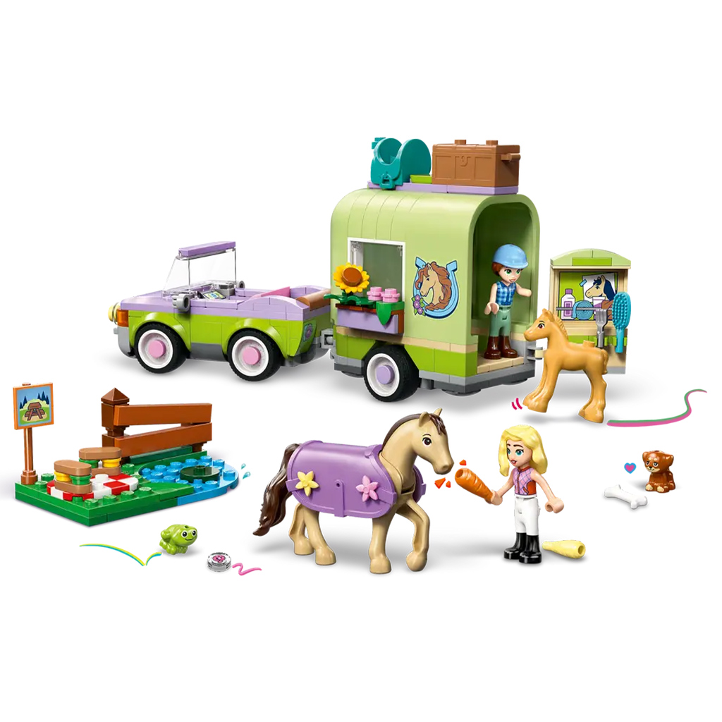 LEGO® Friends: Ló- és csikószállító utánfutó (42695) kép 3