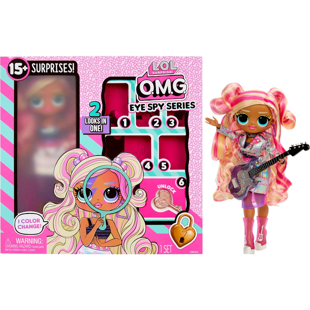 L.O.L. Surprise OMG Eye Spy rocksztár baba