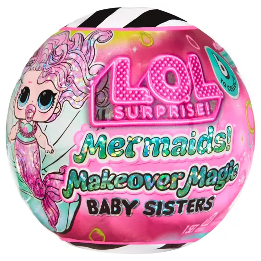 L.O.L. Surprise: Makeover Magic Sellő bébi - színváltós kép 1