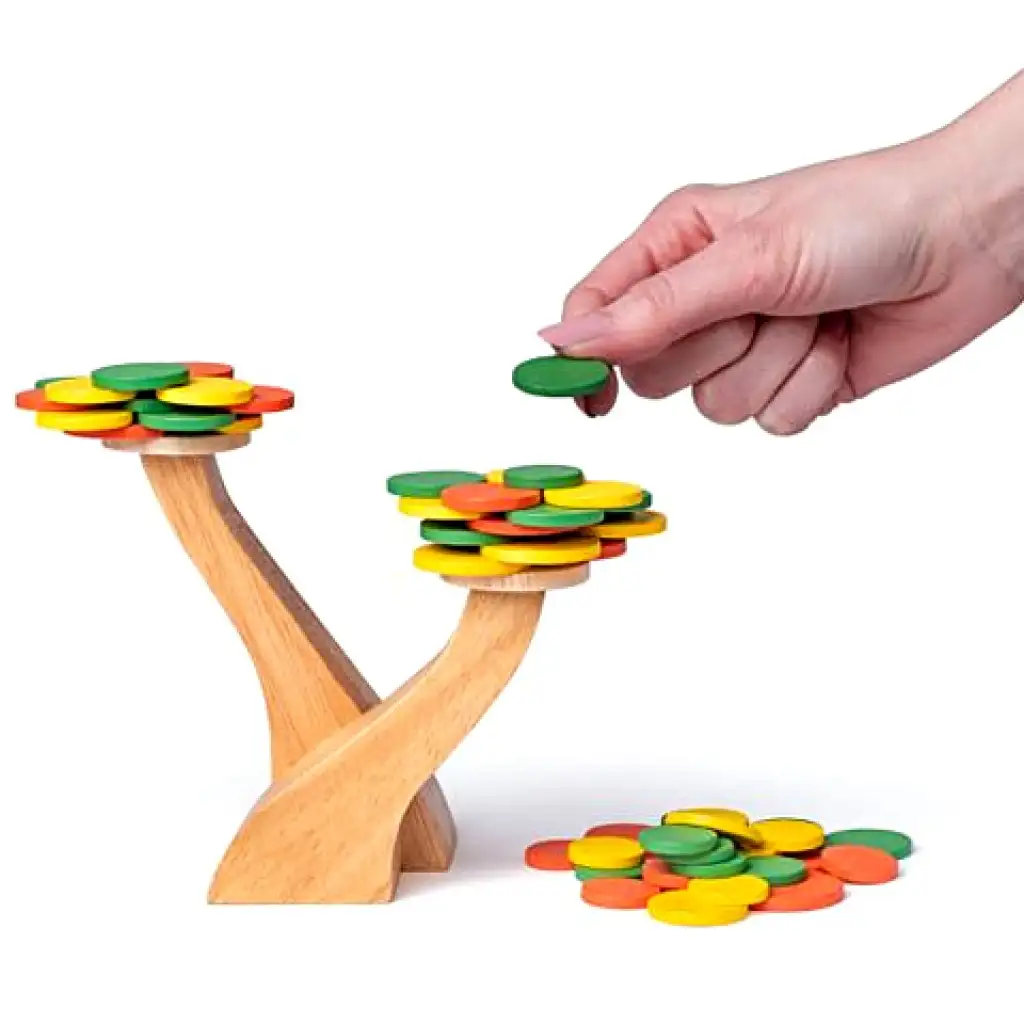 Lombkoronaépítő ügyességi fajáték kép 2