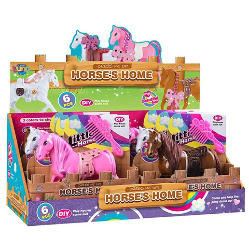 Lovas öltöztető játék többféle változatban