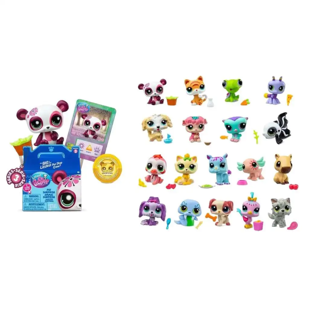Littlest Pet Shop: Meglepetés csomag 1db figurával és kiegészítővel 3. széria kép 2