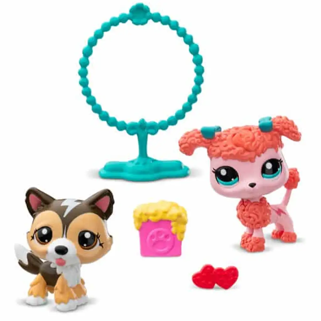 Littlest Pet Shop: Petfluencers kutyusok 2db-os figura szett - Jump and joy 2.széria kép 2