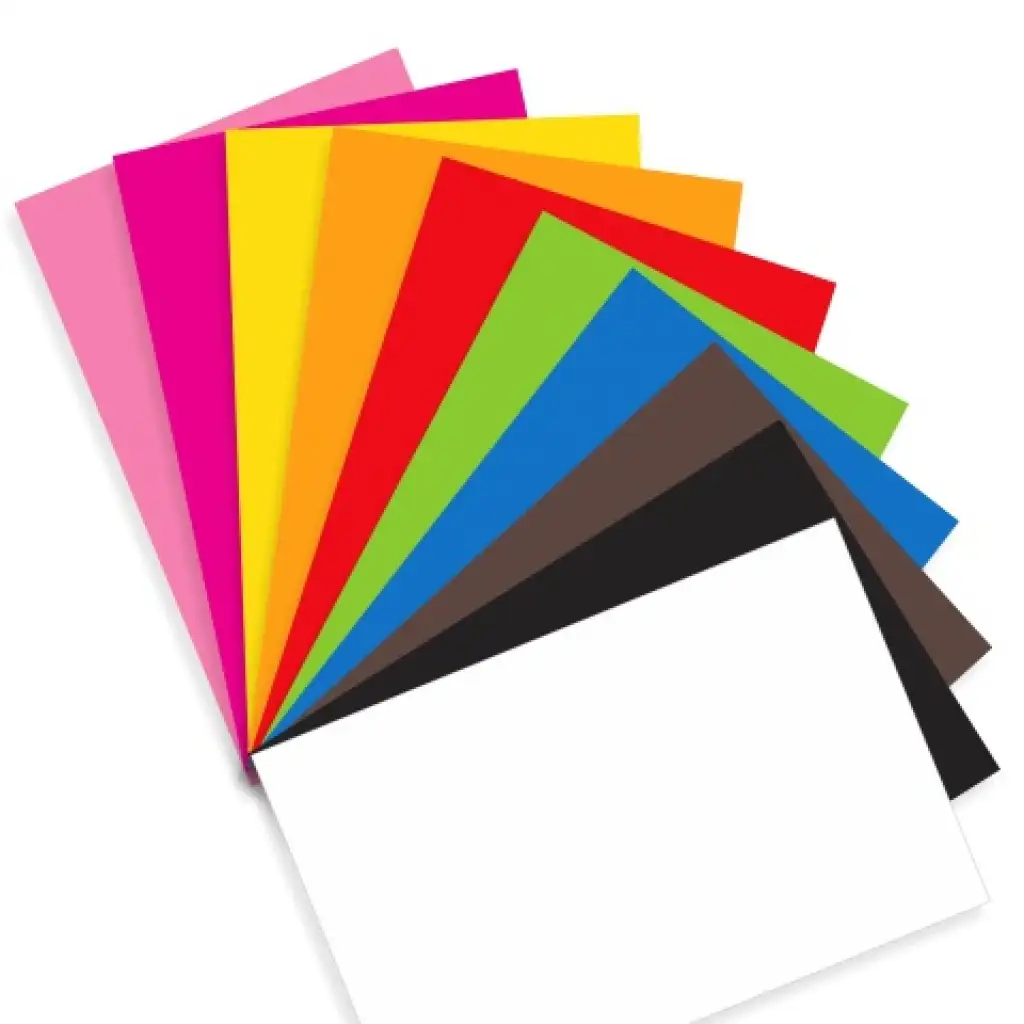 Dekor kartonpapír 10 színnel 35x25cm kép 2