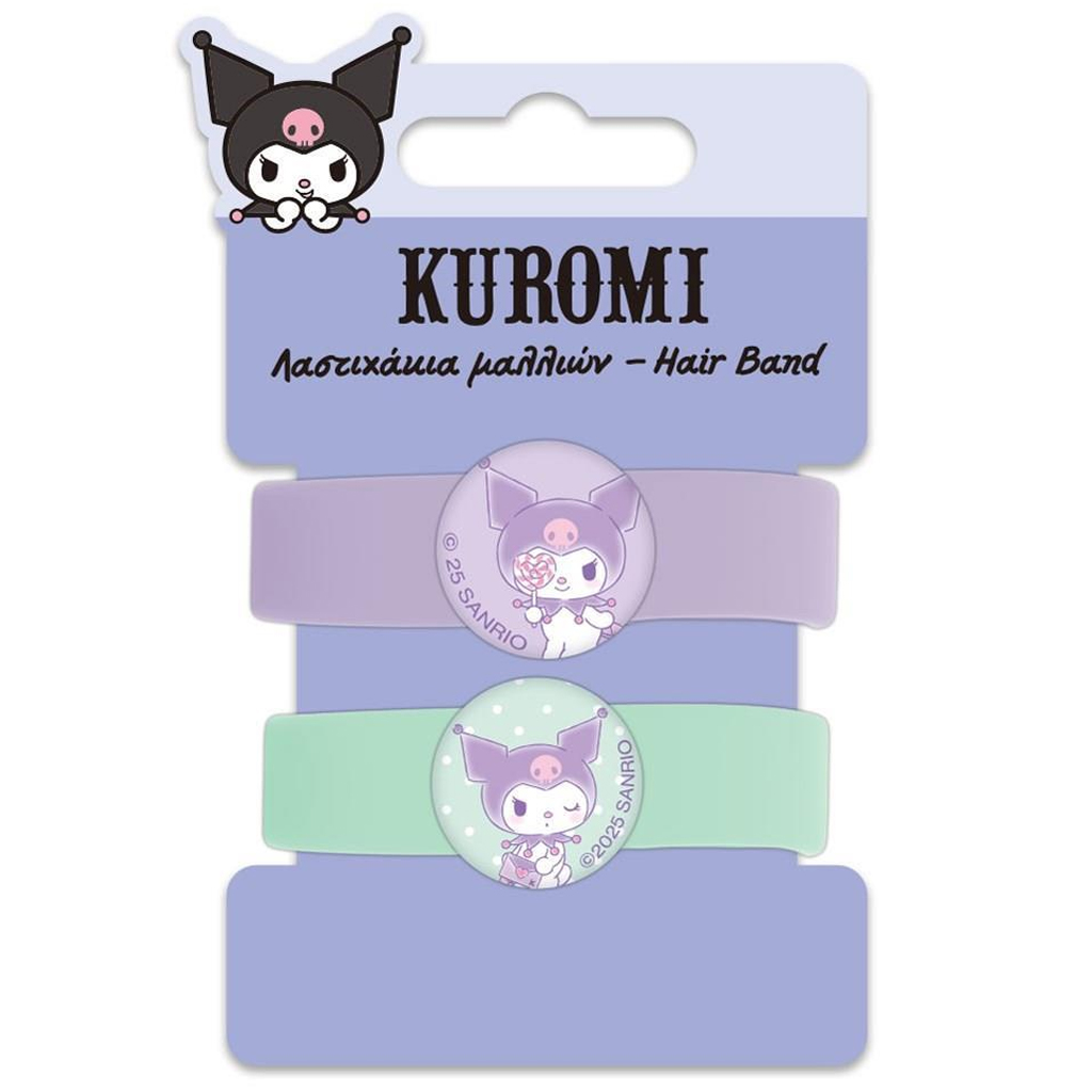 Luna: Kuromi 2db-os hajgumi szett kép 1