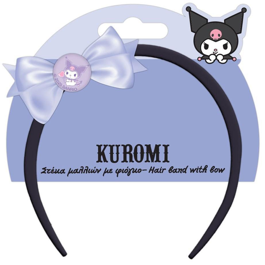 Luna: Kuromi mintás hajpánt masnival